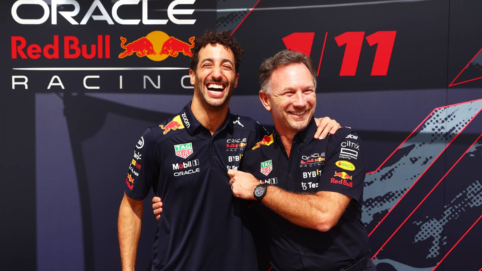 Christian Horner e Daniel Ricciardo